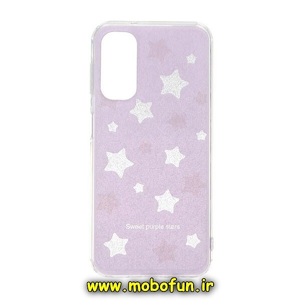 قاب گوشی Galaxy A14 4G - Galaxy A14 5G سامسونگ طرح پشت طلق هولوگرامی اکلیلی براق IMD کپسولی کد 313