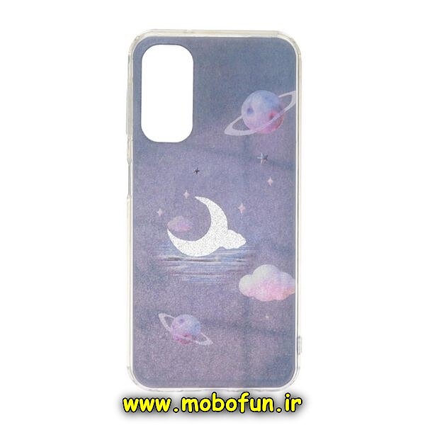 قاب گوشی Galaxy A14 4G - Galaxy A14 5G سامسونگ طرح پشت طلق هولوگرامی اکلیلی براق IMD کپسولی کد 314