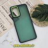 قاب گوشی Galaxy A23 4G سامسونگ پشت مات متال کیس دور سیلیکونی سبز کد 452