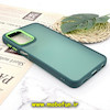 قاب گوشی Galaxy A23 4G سامسونگ پشت مات متال کیس دور سیلیکونی سبز کد 452