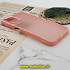 قاب گوشی Galaxy A23 4G سامسونگ پشت مات متال کیس دور سیلیکونی گلبهی کد E18-170521