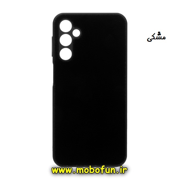 قاب گوشی Galaxy A24 4G سامسونگ مدل PVD ضد خش پشت گلس شیشه ای محافظ لنز دار مشکی کد 103