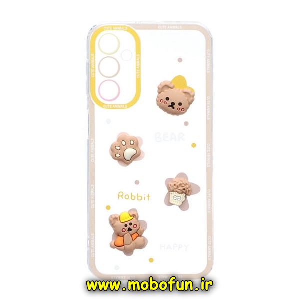 قاب گوشی Galaxy A24 4G سامسونگ طرح عروسکی سه بعدی شفاف TPU محافظ لنز دار کد 106