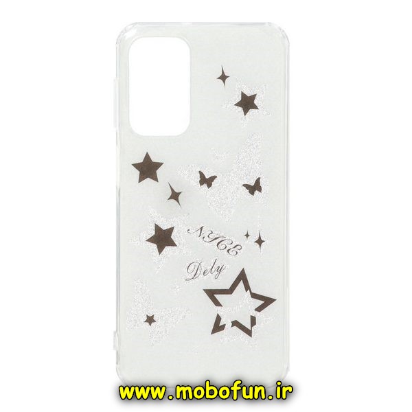 قاب گوشی Galaxy A24 4G سامسونگ طرح پشت طلق هولوگرامی اکلیلی براق IMD کپسولی کد 125