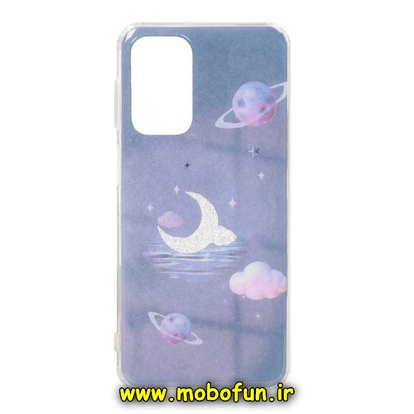 قاب گوشی Galaxy A24 4G سامسونگ طرح پشت طلق هولوگرامی اکلیلی براق IMD کپسولی کد 131
