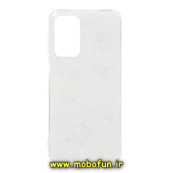 قاب گوشی Galaxy A24 4G سامسونگ طرح پشت طلق هولوگرامی اکلیلی براق IMD کپسولی کد 134