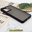قاب گوشی Galaxy A32 4G سامسونگ پشت مات متال کیس دور سیلیکونی مشکی کد 906