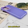 قاب گوشی Galaxy A32 4G سامسونگ پشت مات متال کیس دور سیلیکونی یاسی کد 908