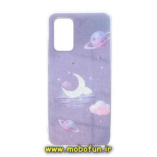 قاب گوشی Galaxy A32 4G سامسونگ طرح پشت طلق هولوگرامی اکلیلی براق IMD کپسولی کد 911