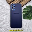 قاب گوشی Galaxy A32 4G سامسونگ مدل PVD ضد خش پشت گلس شیشه ای محافظ لنز دار سرمه ای کد 914