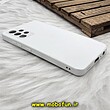 قاب گوشی Galaxy A32 4G سامسونگ مدل PVD ضد خش پشت گلس شیشه ای محافظ لنز دار سفید کد 916