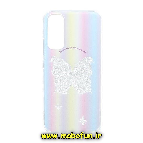 قاب گوشی Galaxy A34 5G سامسونگ طرح پشت طلق هولوگرامی اکلیلی براق IMD کپسولی کد 234