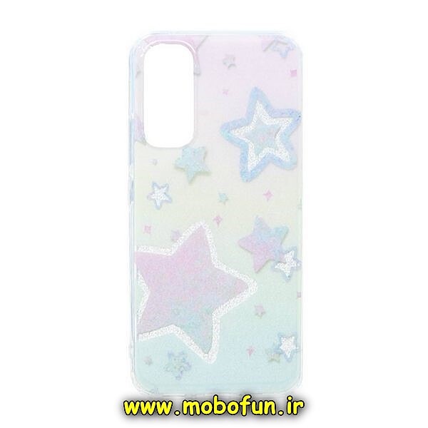 قاب گوشی Galaxy A34 5G سامسونگ طرح پشت طلق هولوگرامی اکلیلی براق IMD کپسولی کد 236