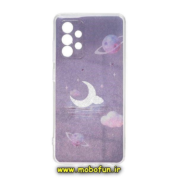 قاب گوشی Galaxy A52 4G - Galaxy A52 5G - Galaxy A52S سامسونگ طرح پشت طلق هولوگرامی اکلیلی براق IMD کپسولی کد 1136