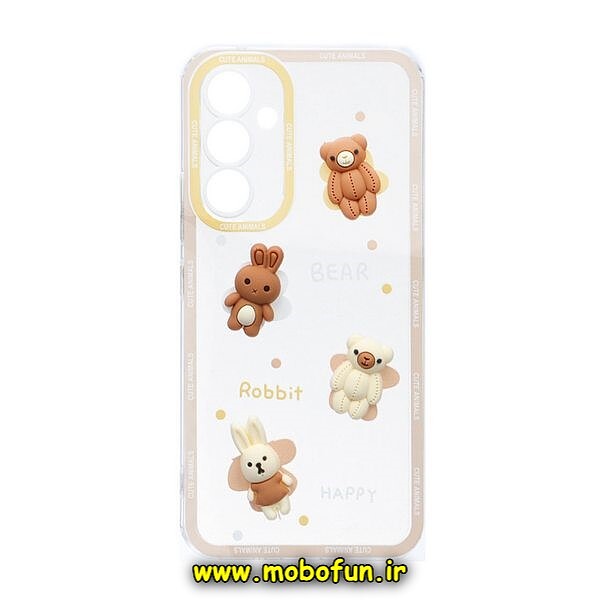 قاب گوشی Galaxy A54 5G سامسونگ طرح عروسکی سه بعدی شفاف TPU محافظ لنز دار کد 273