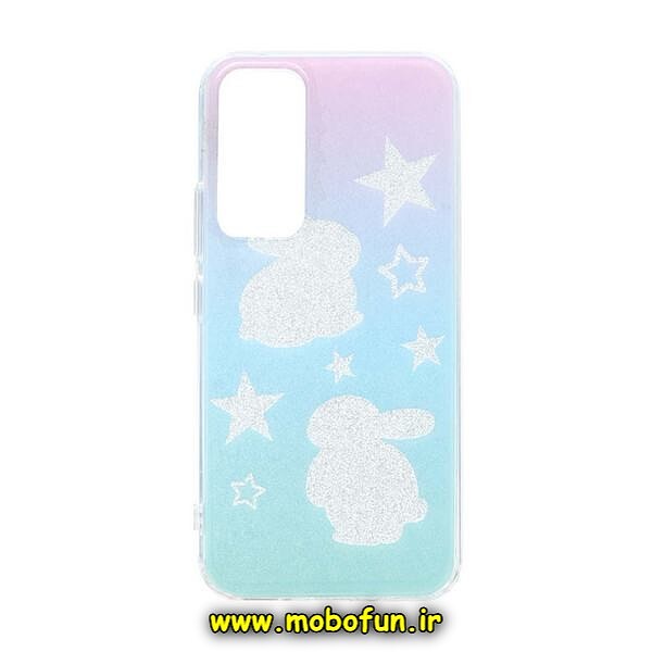 قاب گوشی Galaxy A54 5G سامسونگ طرح پشت طلق هولوگرامی اکلیلی براق IMD کپسولی کد 297