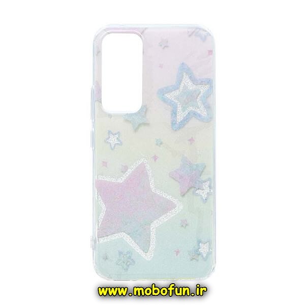 قاب گوشی Galaxy A54 5G سامسونگ طرح پشت طلق هولوگرامی اکلیلی براق IMD کپسولی کد 298