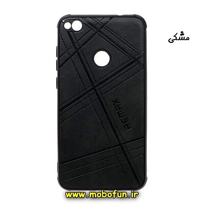 قاب گوشی Honor 8 Lite آنر طرح چرمی ساده Remax مشکی کد 21