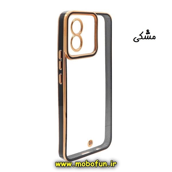 قاب گوشی Honor X5 4G آنر طرح الکتروپلیتینگ ژله ای شفاف محافظ لنز دار مشکی کد 29