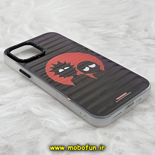 قاب گوشی iPhone 12 - iPhone 12 Pro آیفون طرح rick and morty ضد ضربه هولوگرامی یانگ کیت Unique Case کد E22-172405