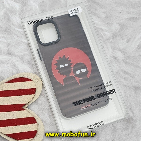 قاب گوشی iPhone 12 - iPhone 12 Pro آیفون طرح rick and morty ضد ضربه هولوگرامی یانگ کیت Unique Case کد E22-172405
