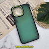 قاب گوشی iPhone 13 Pro آیفون پشت مات متال کیس دور سیلیکونی سبز تیره کد 384