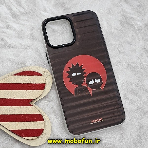 قاب گوشی iPhone 13 Pro Max آیفون طرح rick and morty ضد ضربه هولوگرامی یانگ کیت Unique Case کد 544
