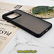 قاب گوشی Redmi 10C - Poco C40 شیائومی پشت مات متال کیس دور سیلیکونی مشکی کد 271