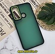 قاب گوشی Redmi Note 8 - Redmi Note 8 2021 شیائومی پشت مات متال کیس دور سیلیکونی سبز تیره کد 841