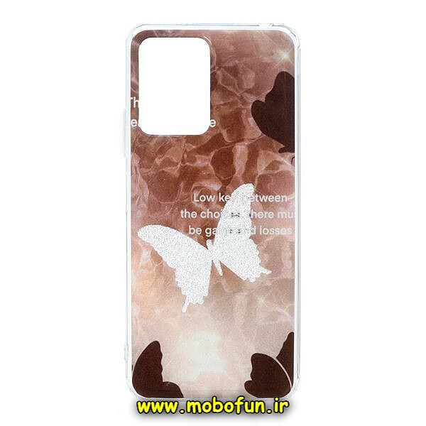 قاب گوشی Redmi Note 12 4G شیائومی طرح پشت طلق اکلیلی براق IMD کپسولی کد 103