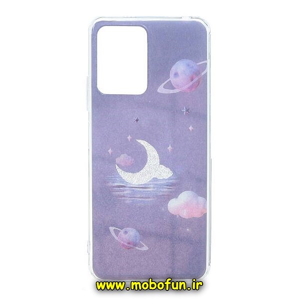 قاب گوشی Redmi Note 12 4G شیائومی طرح پشت طلق اکلیلی براق IMD کپسولی کد 115