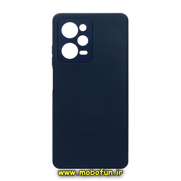قاب گوشی Redmi Note 12 Pro 5G - Poco X5 Pro شیائومی مدل PVD ضد خش پشت گلس شیشه ای محافظ لنز دار سرمه ای کد 157