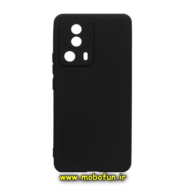 قاب گوشی Xiaomi 13 Lite شیائومی طرح سیلیکونی ژله ای TPU مشکی کد 9