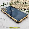 قاب گوشی Galaxy A04S سامسونگ طرح ژله ای مای کیس گلد لاین دور طلایی محافظ لنز دار سرمه ای کد 223