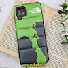 قاب گوشی Galaxy A12 - Galaxy M12 سامسونگ طرح دار پافر چرمی محافظ لنز دار THE NORTH FACE کد 1277