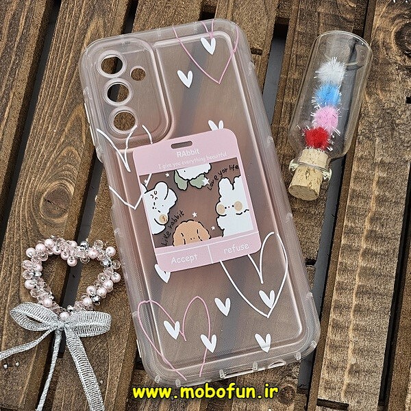 قاب گوشی Galaxy A14 4G - Galaxy A14 5G سامسونگ طرح دار فانتزی عروسکی ژله ای شفاف محافظ لنز دار کپسولی (لاکچری) کد 325