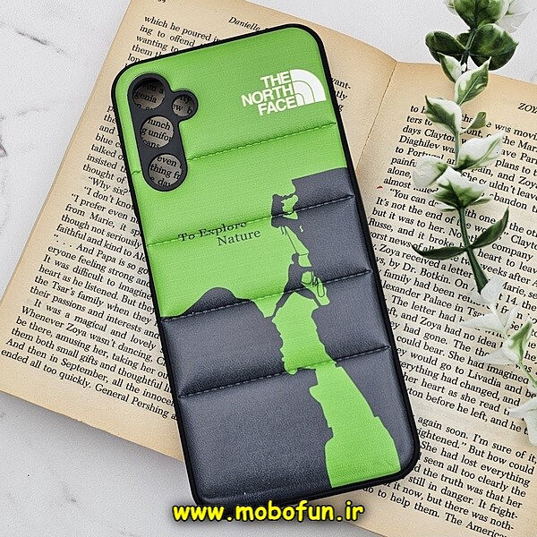 قاب گوشی Galaxy A14 4G - Galaxy A14 5G سامسونگ طرح دار پافر چرمی محافظ لنز دار THE NORTH FACE کد 348