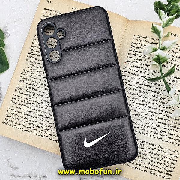 قاب گوشی Galaxy A14 4G - Galaxy A14 5G سامسونگ طرح دار پافر چرمی محافظ لنز دار نایکی NIKE کد 352