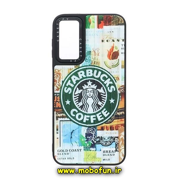 قاب گوشی Galaxy A14 4G - Galaxy A14 5G سامسونگ طرح ضد ضربه کرکره ای استارباکس STARBUCKS یانگ کیت CASETIFY کد 399