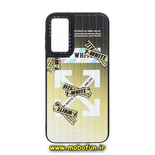 قاب گوشی Galaxy A14 4G - Galaxy A14 5G سامسونگ طرح ضد ضربه کرکره ای OFF-WHITE یانگ کیت CASETIFY کد 400