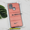 قاب گوشی Galaxy A21S سامسونگ طرح دار پافر چرمی محافظ لنز دار نایکی NIKE کد 752