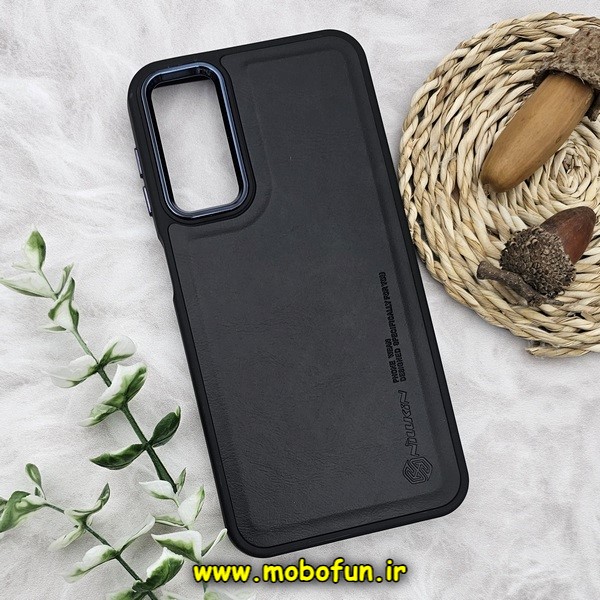 قاب گوشی Galaxy A24 4G سامسونگ طرح چرمی کلاسیک HARD متال کیس نیلکین NILLKIN مشکی کد 150