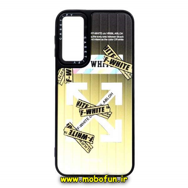 قاب گوشی Galaxy A24 4G سامسونگ طرح ضد ضربه کرکره ای OFF-WHITE یانگ کیت CASETIFY کد 192