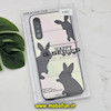 قاب گوشی Galaxy A30S - Galaxy A50S - Galaxy A50 سامسونگ طرح دار پافر چرمی محافظ لنز دار خرگوش HAPPY کد 991