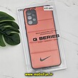 قاب گوشی Galaxy A32 4G سامسونگ طرح دار پافر چرمی محافظ لنز دار نایکی NIKE کد 952