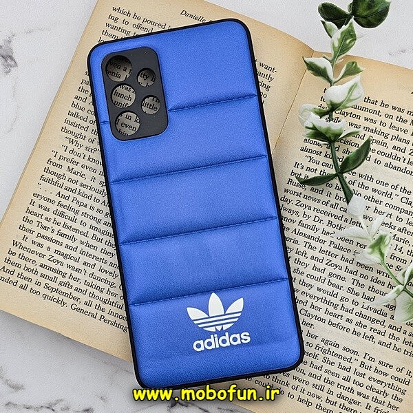 قاب گوشی Galaxy A32 4G سامسونگ طرح دار پافر چرمی محافظ لنز دار آدیداس adidas کد 953