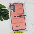 قاب گوشی Galaxy A34 5G سامسونگ طرح دار پافر چرمی محافظ لنز دار نایکی NIKE کد 296