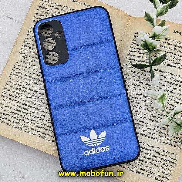 قاب گوشی Galaxy A34 5G سامسونگ طرح دار پافر چرمی محافظ لنز دار آدیداس adidas کد 297