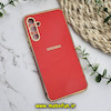 قاب گوشی Galaxy A34 5G سامسونگ طرح ژله ای مای کیس گلد لاین دور طلایی محافظ لنز دار قرمز کد 300