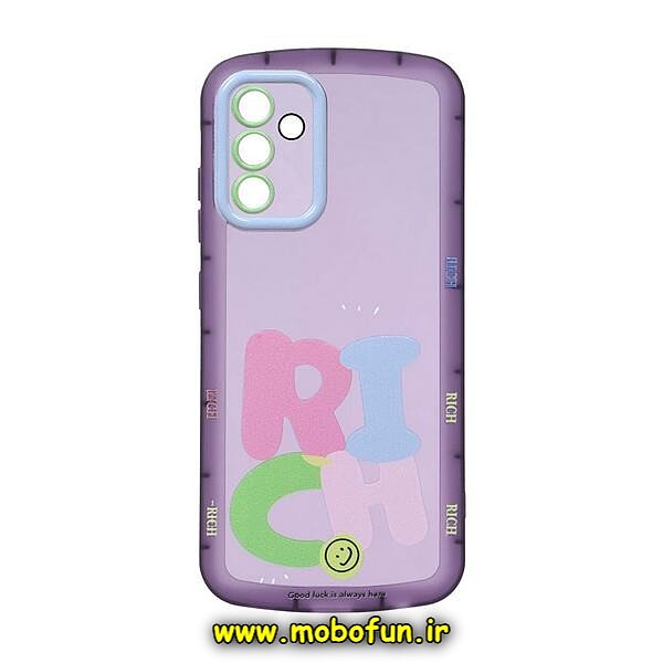 قاب گوشی Galaxy A34 5G سامسونگ طرح ژله ای شفاف بالشتی RICH محافظ لنز دار کد 301
